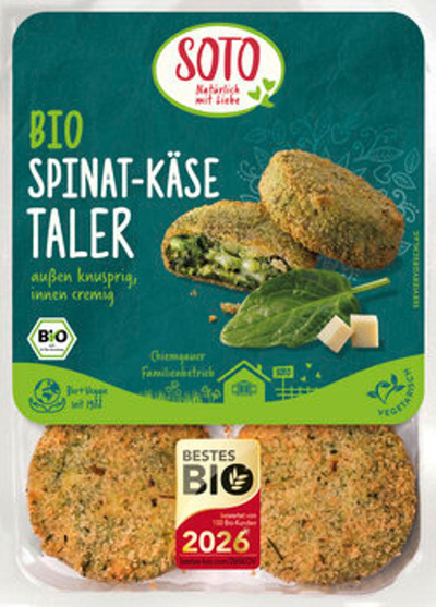 Produktfoto zu Spinat-Käse Taler