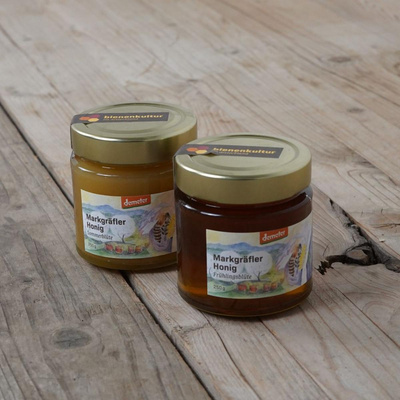 Produktfoto zu Probierpaket Markgräfler Honig 2 x 250g