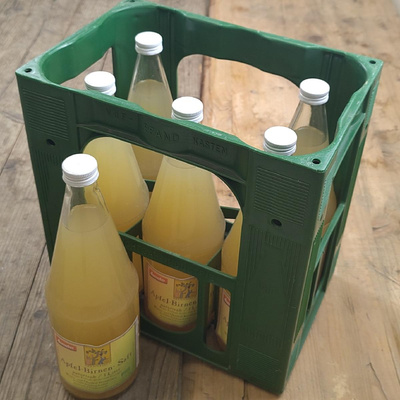 Produktfoto zu Apfel-Birnensaft-Kiste