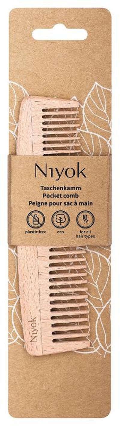 Produktfoto zu Taschenkamm aus Holz, für kurzes und feines Haar