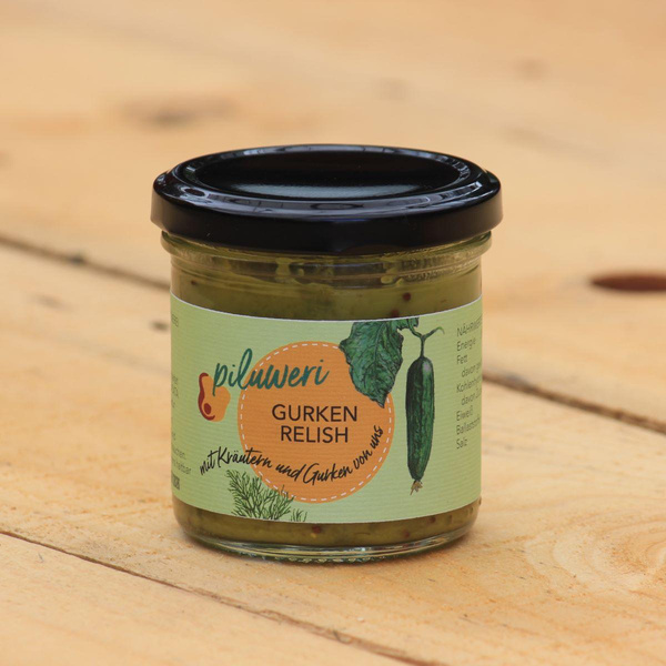 Produktfoto zu Piluweri Gurken Relish (Normalpreis 5,90 Euro)