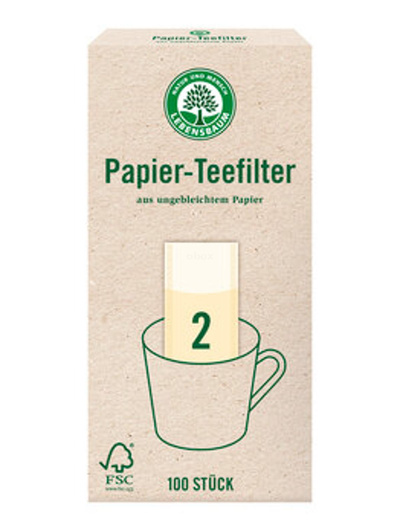 Produktfoto zu Papier-Teefilter