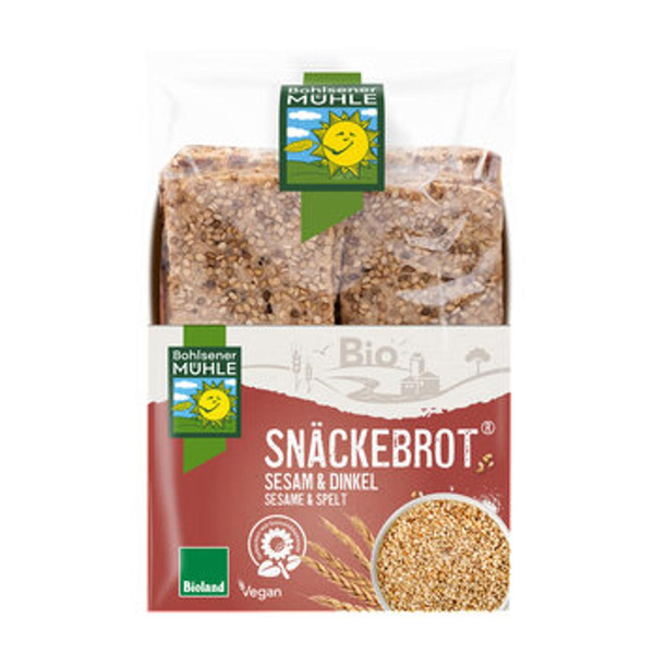 Produktfoto zu Snäckebrot Sesam-Dinkel