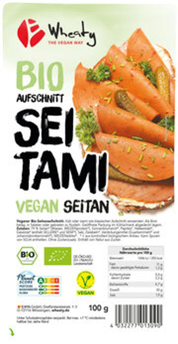 Produktfoto zu Veganer Aufschnitt "Seitami" - Alternative zu Salami
