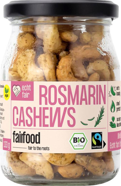 Produktfoto zu Cashews mit Rosmarin