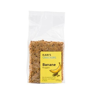 Produktfoto zu Knäckebrot Roggen-Banane