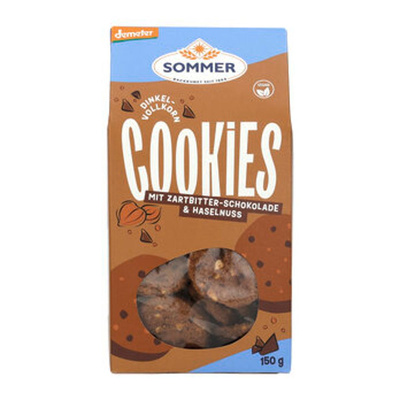 Produktfoto zu Dinkelcookies mit Schokolade