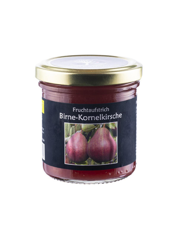 Produktfoto zu Fruchtaufstrich Birne-Kornelkirsche