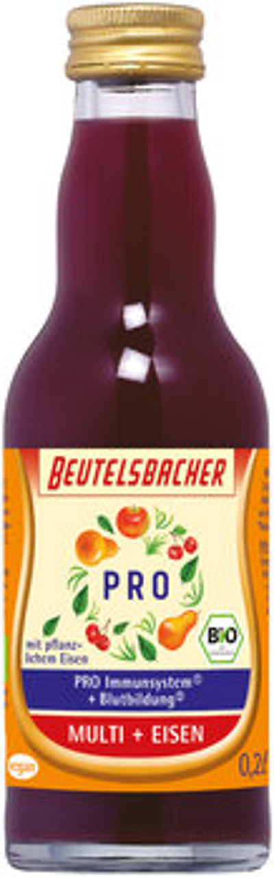 Produktfoto zu PRO Immunsystem Multi+Eisen mit Weizengrassaft