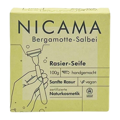 Produktfoto zu Rasierseife Bergamotte Salbei