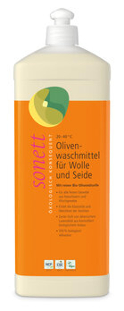 Produktfoto zu Olivenwaschmittel für Wolle und Seide