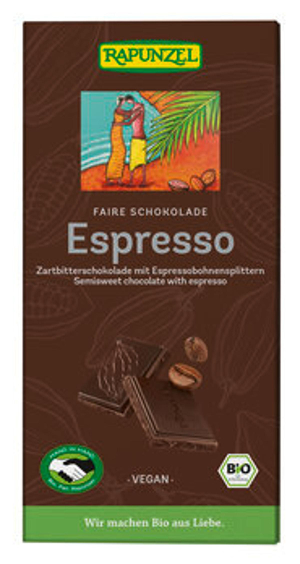 Produktfoto zu Zartbitter-Espresso-Schokolade