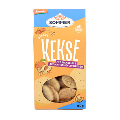 Produktfoto zu Dinkelmandelkekse mit Aprikosen