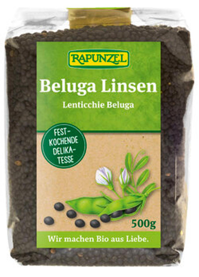 Produktfoto zu Linsen Beluga, schwarz