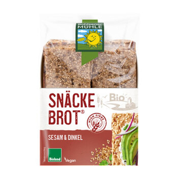 Produktfoto zu Snäckebrot Sesam-Dinkel