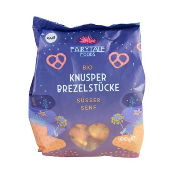 Produktfoto zu Knusper Brezelstücke mit süßem Senf