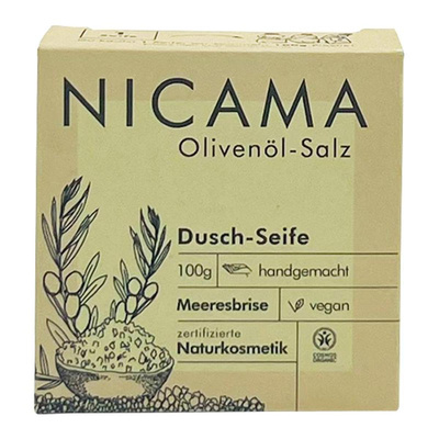 Produktfoto zu Dusch- und Gesichtsseife Olivenöl Salz
