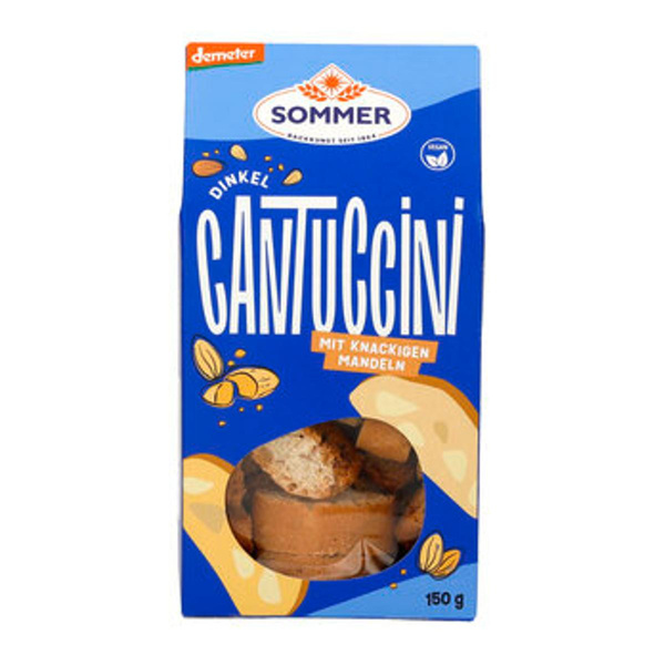 Produktfoto zu Dinkelcantuccini mit Mandeln