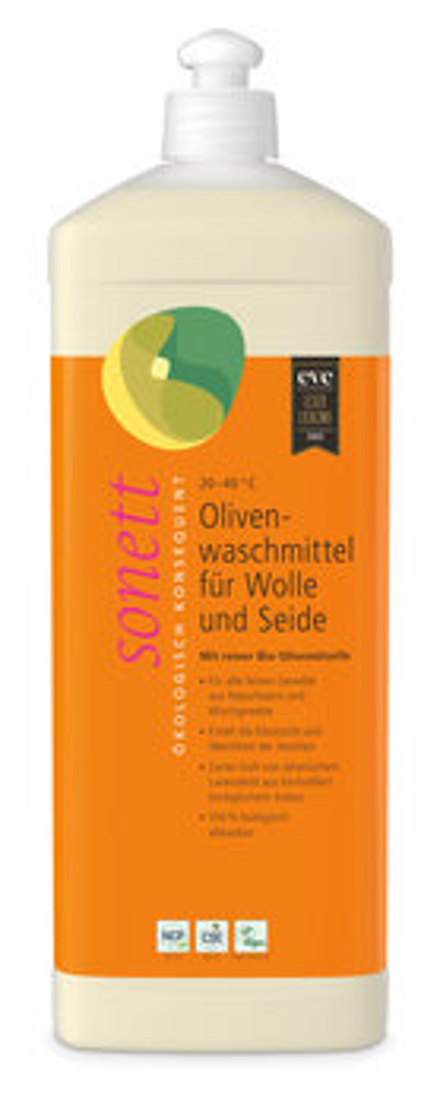 Produktfoto zu Olivenwaschmittel für Wolle und Seide