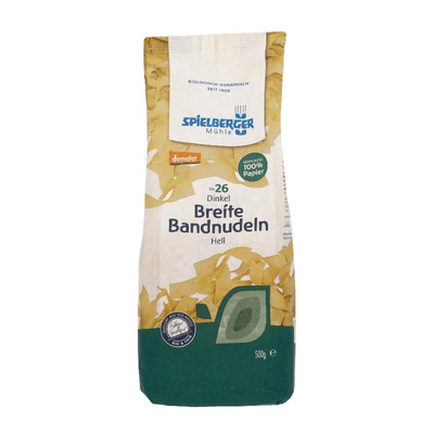 Produktfoto zu Dinkel-Bandnudeln