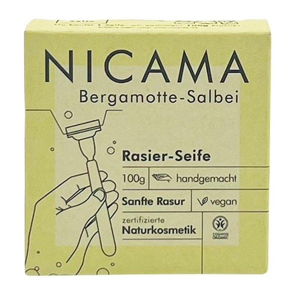 Produktfoto zu Rasierseife Bergamotte Salbei
