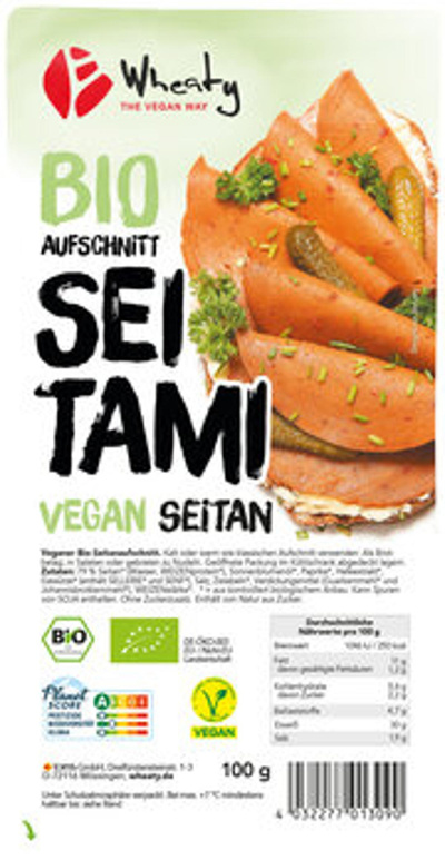 Produktfoto zu Veganer Aufschnitt "Seitami" - Alternative zu Salami