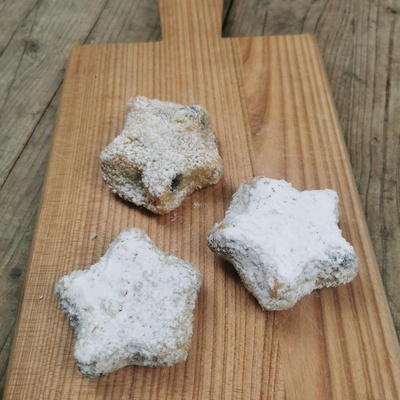 Produktfoto zu Christstollensterne (Mindestbestellmenge ab 3 Stück)