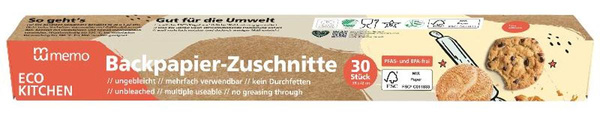 Produktfoto zu Backpapier-Zuschnitte