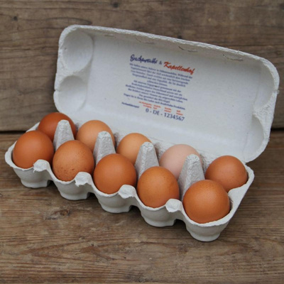 Produktfoto zu Demeter Eier 10er-Packung