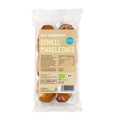 Produktfoto zu Dinkel-Madeleins