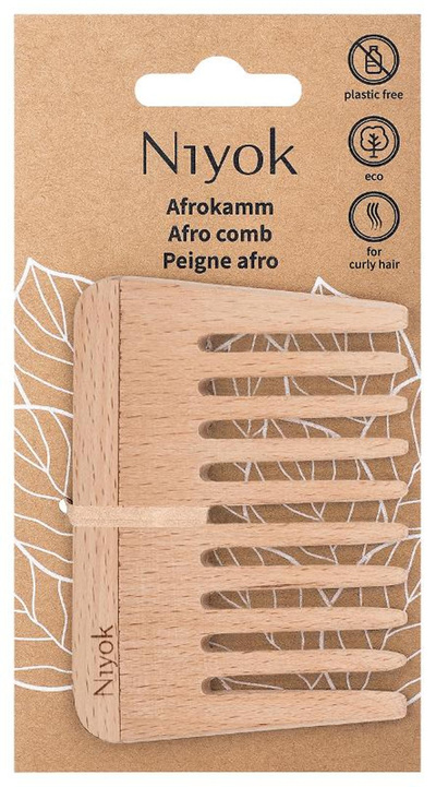 Produktfoto zu Holzkamm für langes und lockiges Haar