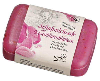Produktfoto zu Schafmilchseife Rose