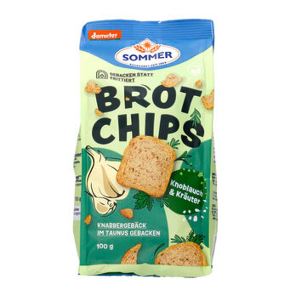 Produktfoto zu Brotchips Knoblauch&Kräuter